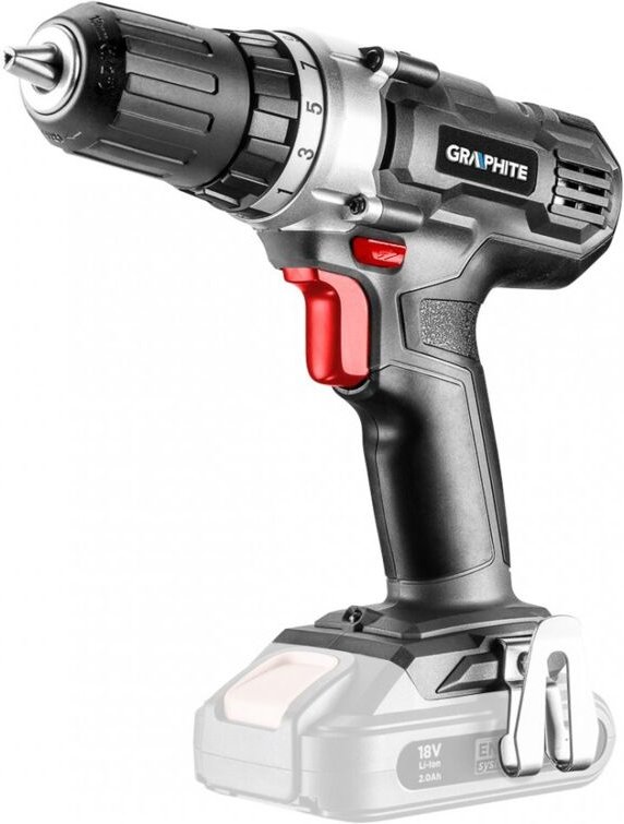 Akku-Bohrmaschine Energy+, 18V, Li-Ion - Graphite