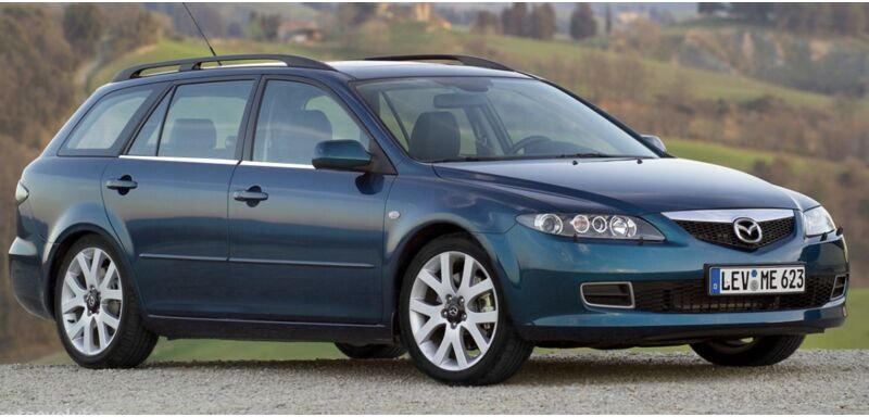 Mazda 6 I Kombi Chrom-Seitenfensterleisten