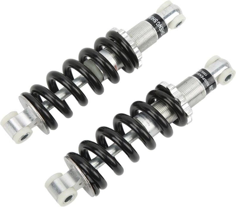 ATV-Stoßdämpfer, 1 Paar 180mm Roller-Motorrad-Stoßdämpfer 1500LBS Verstellbarer Federungsstoßdämpfer Motorradzubehör für...