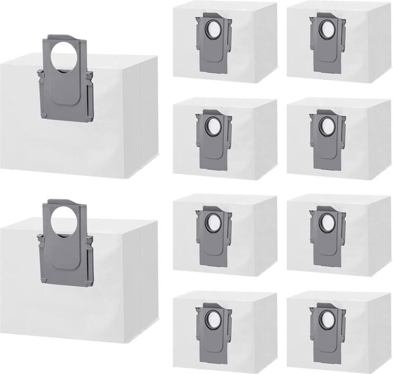 10er-Pack Staubbeutel-Zubehör für Xiaomi Roborock S8+/S8 Pro Ultra, S7 MaxV Ultra/S7 Pro Ultra/Q7+/Q7 Max+/Q5+/T8, Ersat...