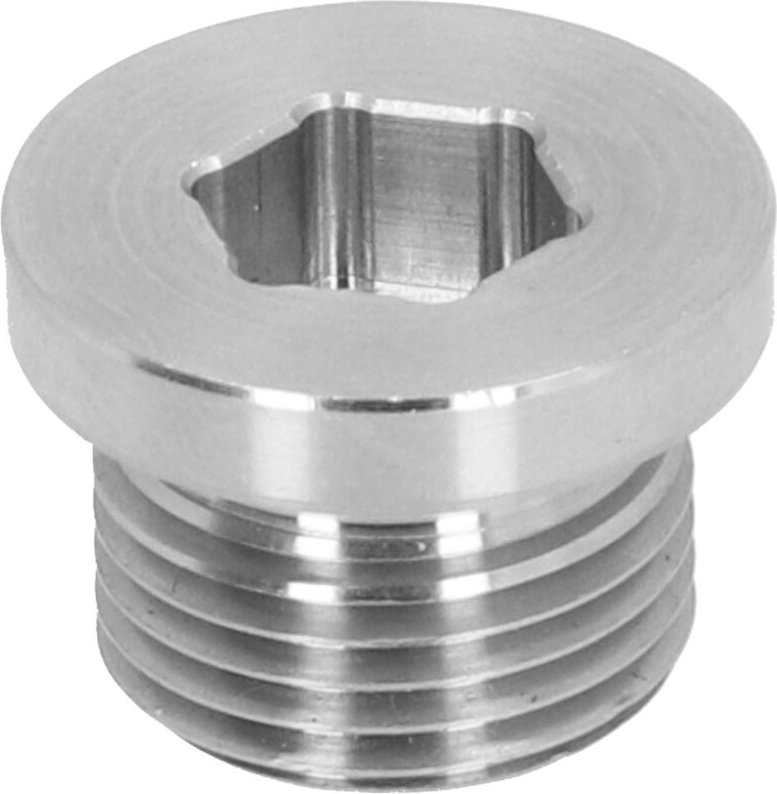 Sauerstoffsensorkappe O2, hochfeste Edelstahl-Anschlussdose, universelles Autozubehör M18 x 1,5.