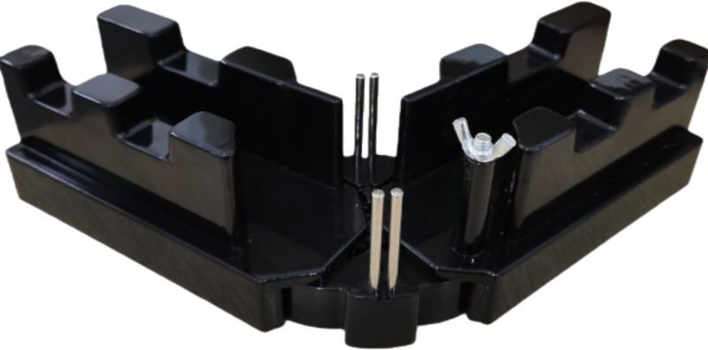 Pro Gehrungslehre und Gehrunglade – Die 2-in-1-Lösung für präzise angepasste Sockelleisten – Sockelleistenhöhe bis 100 m...