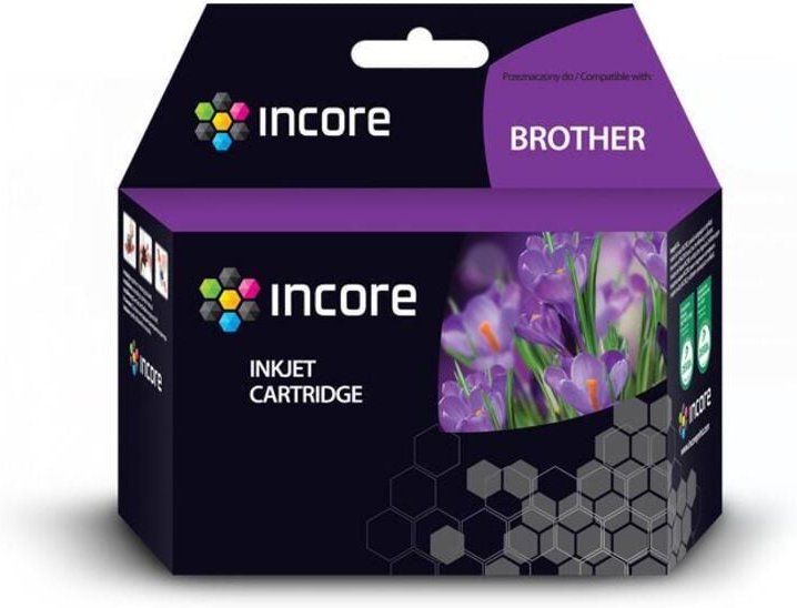 Incore Tinte für Brother LC-422Y, Gelb, 10 ml mit Chip