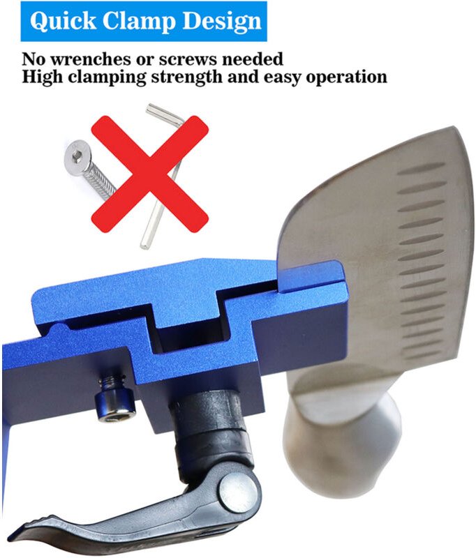 Hyuduo Fixangle Schleifstein-Schleifmaschine, Schneidwerkzeug mit zwei Hilfssteinen, benutzerfreundliches Stanzsystem fü...