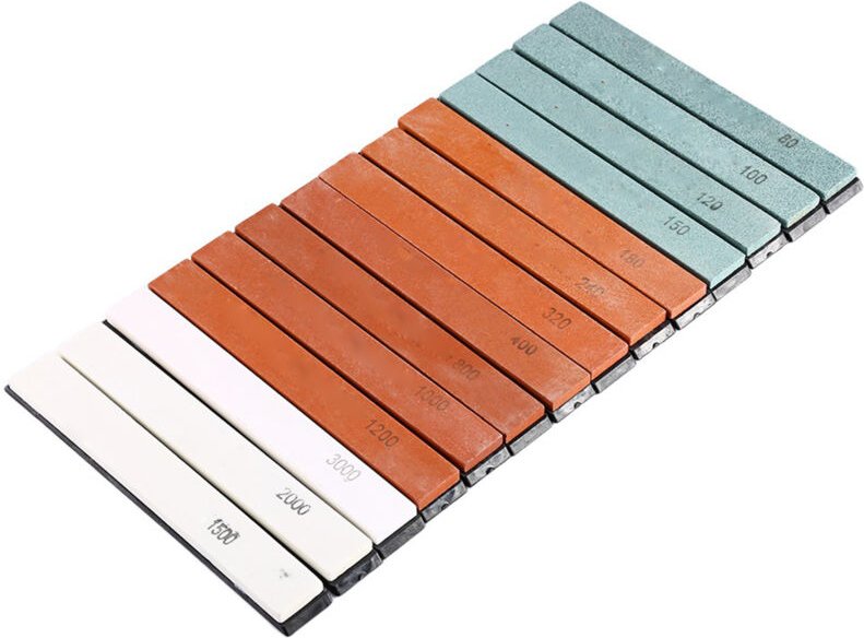 Aramox Schleifstein für Küchenmesser, Kohlenstoffstahlmesser und Hohlbeitel: Einfaches Schärfen für alle Arten von Messe...