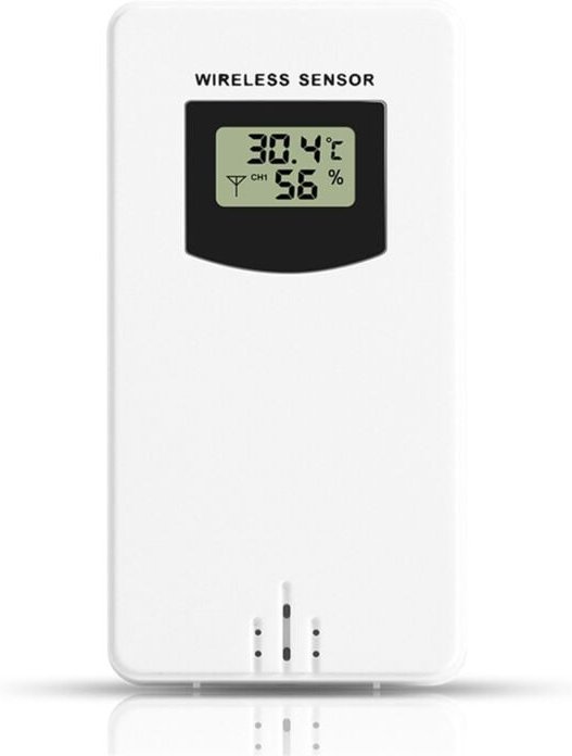 Temperatur-Feuchtigkeits-Funksensor Hygrometer Weiß