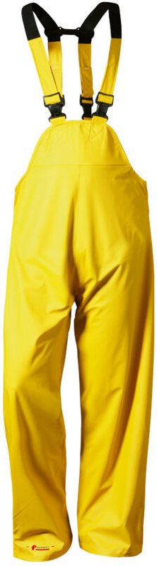 Gr .4XL (70/72) HALMSTAD PU-STRETCH-LATZHOSE gelb HALMSTAD PU dungarees
