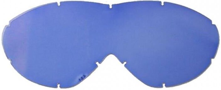 einfache blaue Scheibe für Brillenmaske cross smith sonic moto