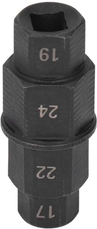 Thumbnail - Clé À Essieu Hexagonal Moto Outil Extraction Broche Roue Avant 17 19 22 24mm Noir