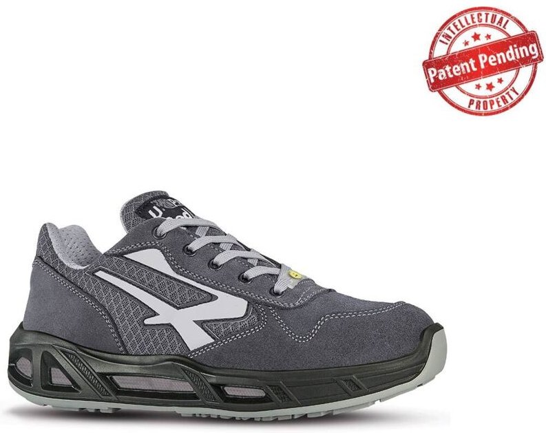 Sicherheitsschuhe niedrig PUSH CARPET ESD S1P SRC - Grau 47