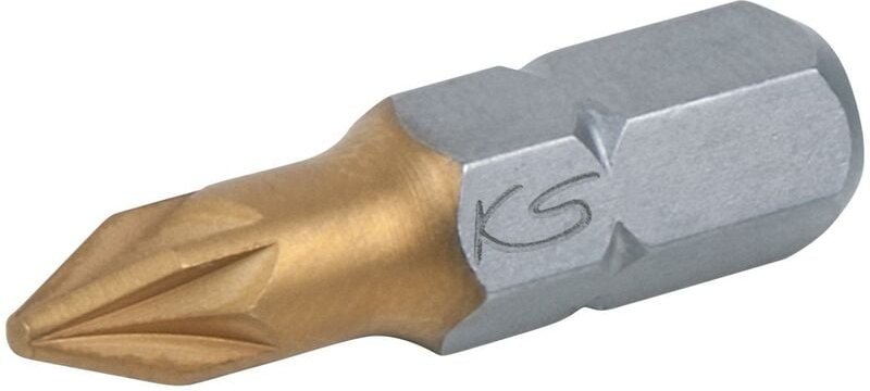 1/4' TiN Bit, 25mm, PZ3