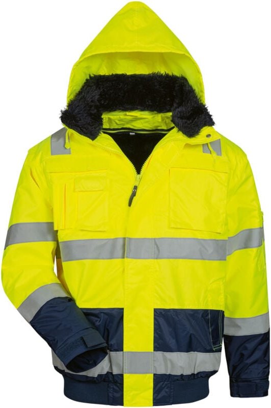 Gr .4XL (70/72) ARTHUR WARNSCHUTZ PILOTJACKE GELB/MARINE gelb ARTHUR HIGH VI