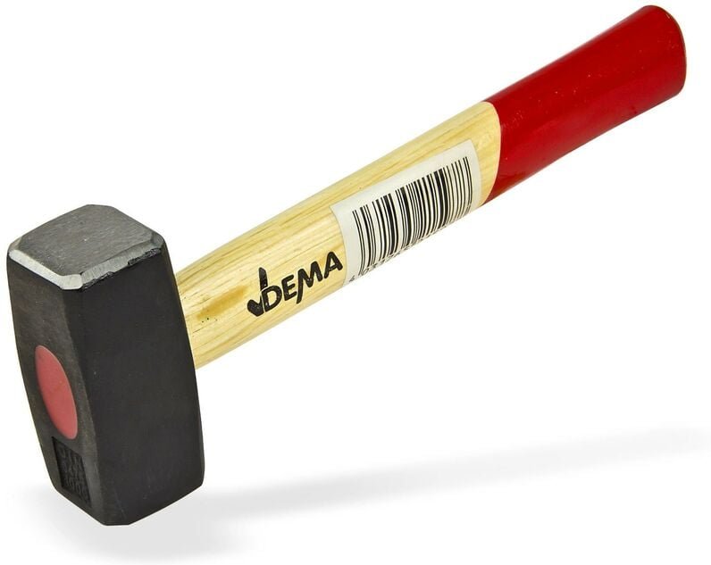 Dema - Fäustel / Hammer 1000 - 1250 - 1500 g Fäustling mit Holzstiel Plattenhammer