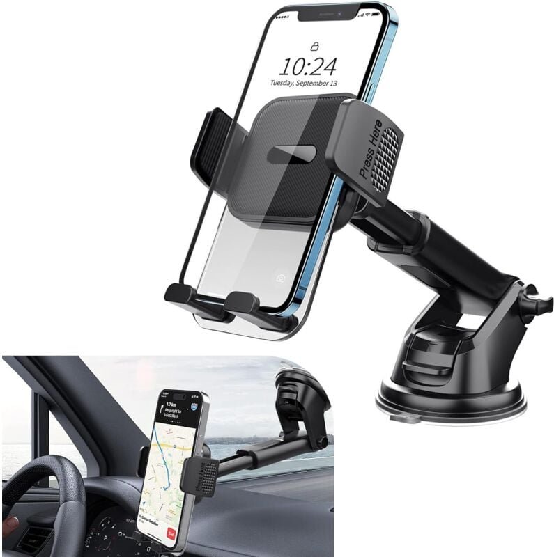 Autotelefonhalterung, Armaturenbrett-Windschutzscheibenhalterung, Anti-Schüttel-Stabilisierung, Autoinnenraumzubehör