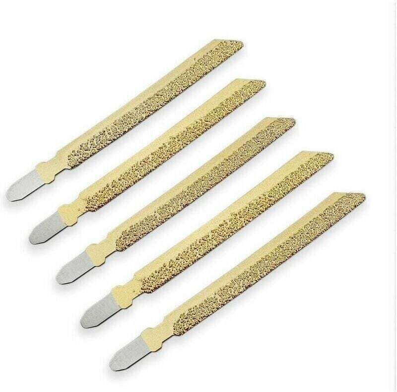 Mumu - Diamant-Stichsägeblätter, 5 Stück, 4 Zoll/100 mm, für Granit- und Marmorfliesen