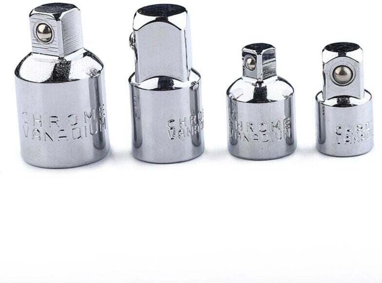 4-teiliges Ratschenadapter-Steckschlüssel-Set 1/2 auf 3/8-3/8 auf 1/2-1/4 auf 3/8-3/8 auf 1/4 Reduzierstück für Stecksch...