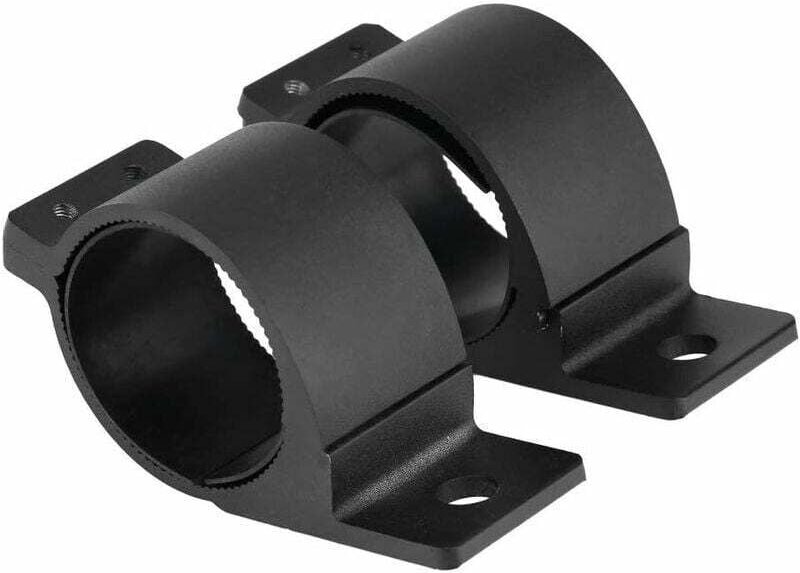 ZVD-2 Stangenmontagehalterungen, Keenso Aluminium-Stangenmontageklemmen für LED-Scheinwerferstangen für Kraftfahrzeuge (...