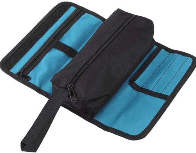 Sollbry - Werkzeugtasche, aufrollbare Werkzeugtasche, rollbare Elektriker-Werkzeugtasche, Canvas-Werkzeugtasche, Aufbewa...
