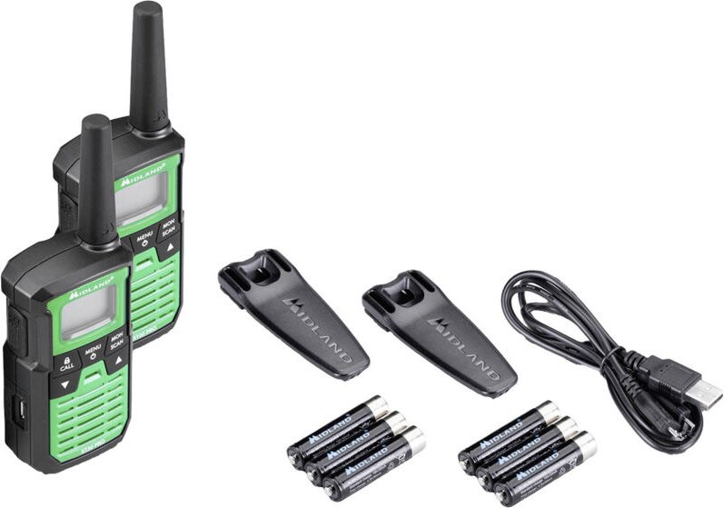 XT30 Pro Paar Grün C1463 PMR-Funkgerät 2er Set - Midland