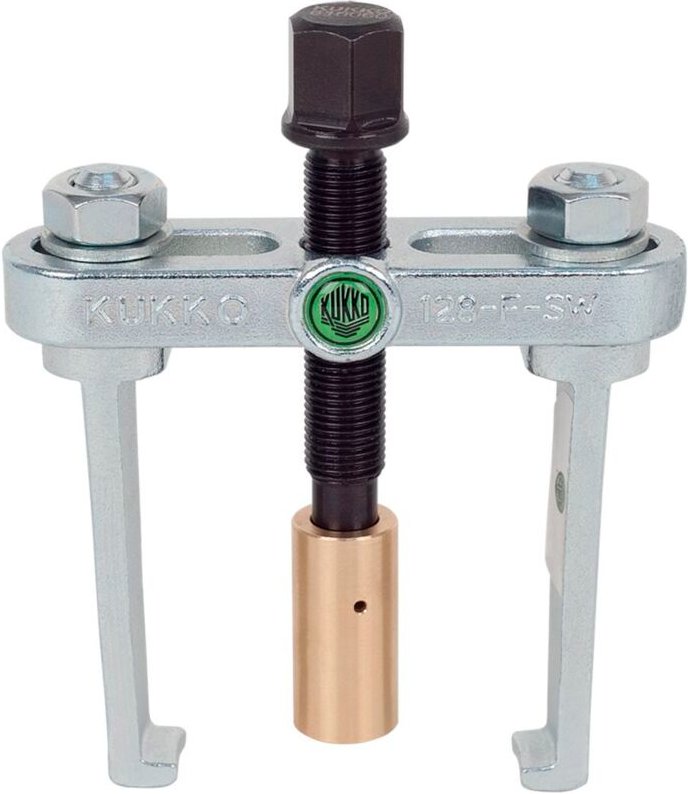 KUKKO Abzieher Baureihe 128-F-SW f.Wischerarme Außenspann-W.60mm max.Spann-T.50mm mechanische Spindel