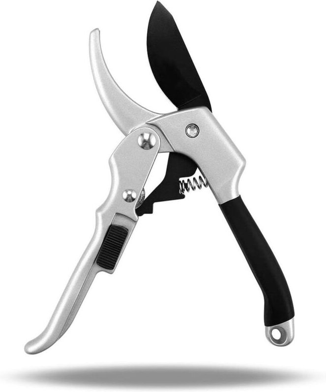Professionelle Gartenschere, ergonomische Gartenschere mit drehbarem Griff, Bypass-Gartenschere – 1 Stück