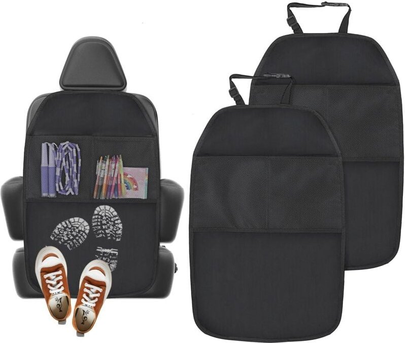 Rückenlehnenschoner für Autositze, Kinder-Auto-Organizer, wasser- und schmutzabweisende Schoner für Kinder- und Hunde-Rü...