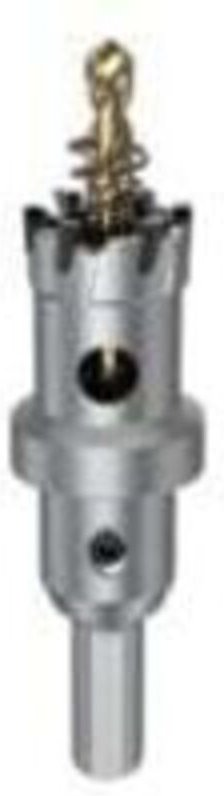 22-mm-Metalllochsäge, TCT-Lochschneider mit Pilotbohrern, Hochleistungs-Hartmetallbohrer für Eisen, Edelstahl, Kunststof...