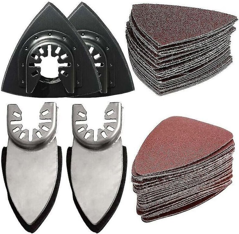 54-teiliges Detail-Schleifpad-Set, geeignet für Holz und Gipskarton. Weitere Polier-Schleifpads.