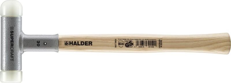 Thumbnail - SUPERCRAFT-Schonhammer, mit schwingungsdämpfendem, ergonomisch geformtem und lackiertem Hickorystiel und abgerundetem Ei...