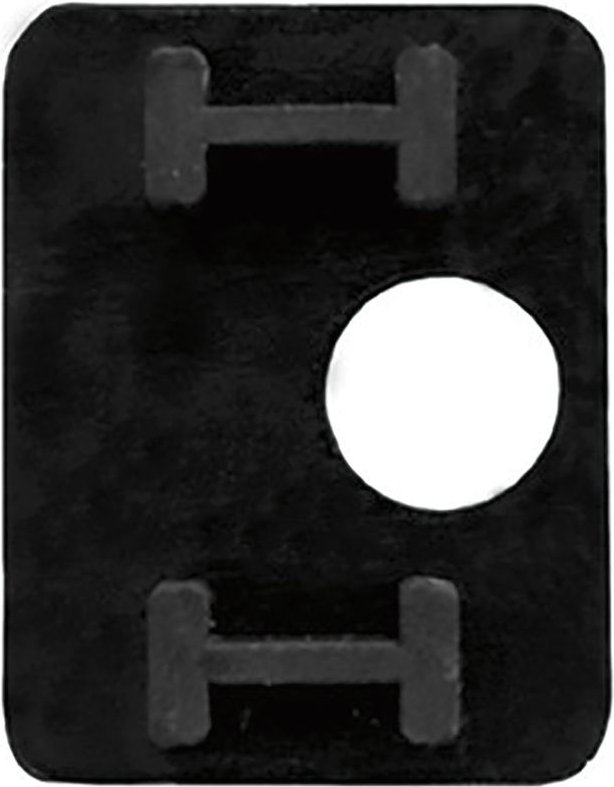 Einlage zu Glasklemmbeschlag Modell 26 für 10 mm Glas, Gummi