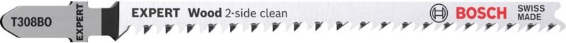 Accessories 2608900554 expert 'Wood 2-side clean' t 308 bo Stichsägeblatt, 3 Stück 3 St. - Bosch