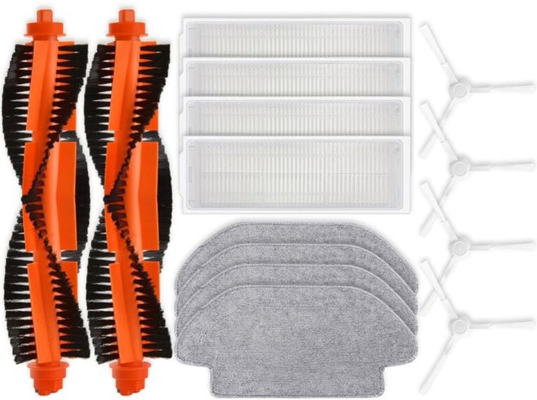 Für Genio Laser L700 Roboter Wichtigsten Seite Pinsel Hepa-Filter Mopp Tuch Kits