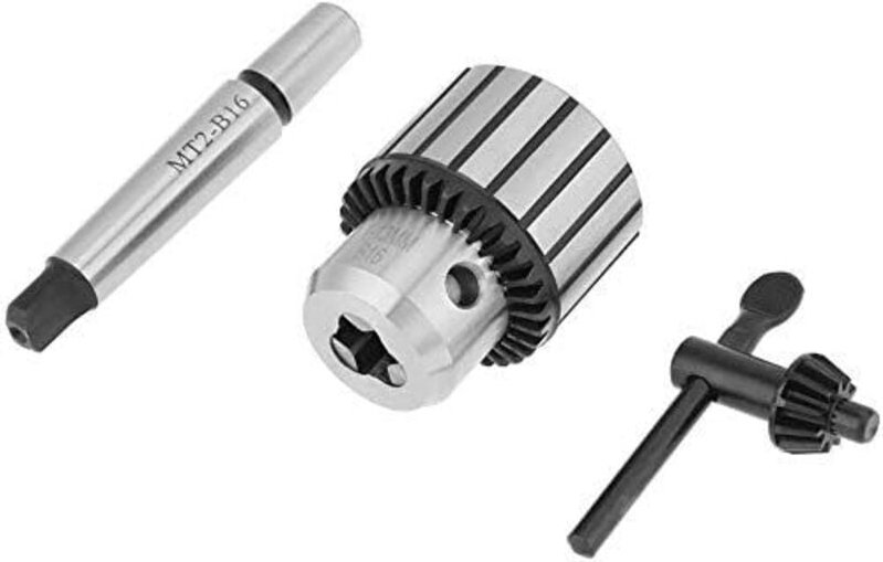 Mini-Schnellspannbohrfutter aus Stahl, MT2-Schaft von 1 bis 13 mm, B16-Kegelbohrfutter, mit Keilwellenverbindung aus Koh...