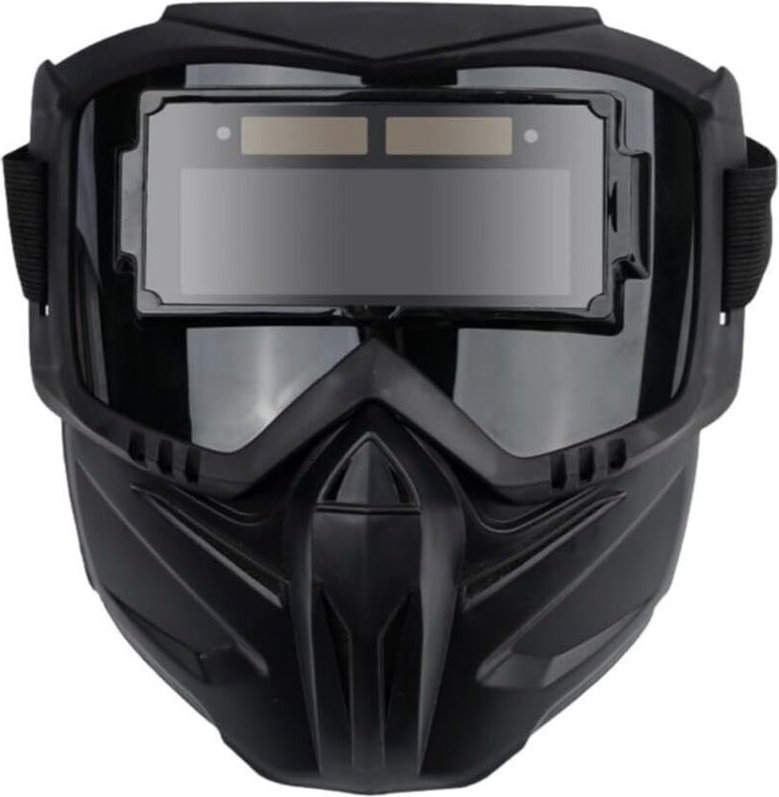 Professionelle, selbstverdunkelnde Schweißermaske mit Kopfhalterung, Lichtfilter, Blendschutz, Helmausrüstung, Schutzmas...