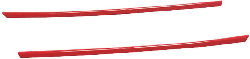 Tlily - Rote Auto Frontstoßstange Kühlergrill Dekoration Streifen Trim Abdeckung für Golf 8 MK8 2020 2021