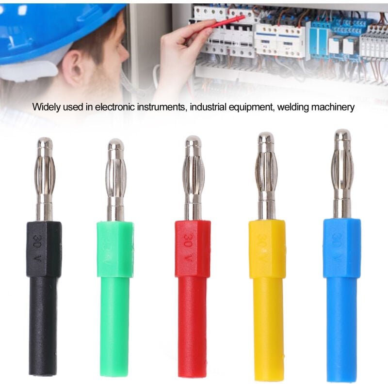Aramox Bananenstecker aus Messing für Multimeter: Häufig verwendet in elektronischen Instrumenten und industriellen Gerä...