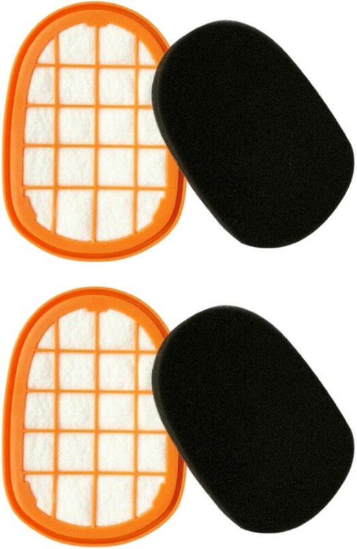 2x Trade-shop Ersatz-Filter 2-teilig Motorschutzfilter Vormotorfilter Ersatz für Philips CP0663 CP0663/01 FC5005/01 CP11...