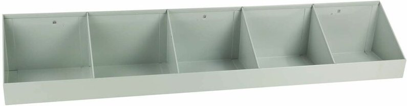 Schüttenregal Kleinteilemagazin Lochwand Wandregal Sortierkasten 5 Fächer - ADB