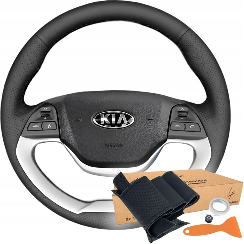 Lenkradabdeckung Mit Muster Für Kia Morning Picanto