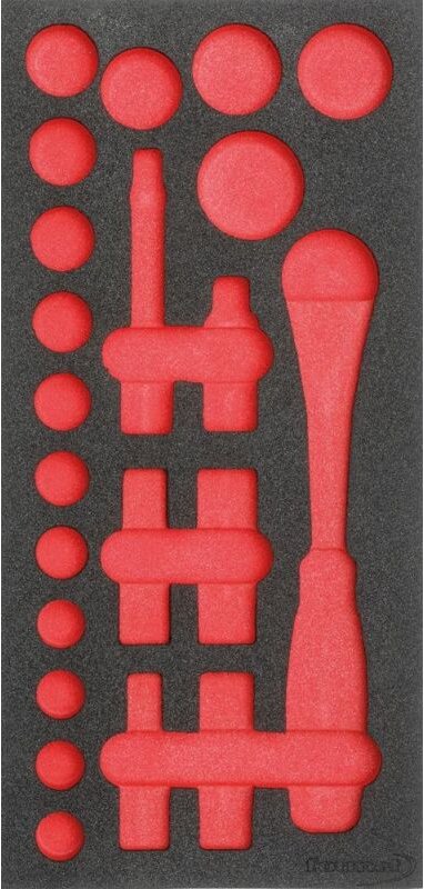 Modul Steckschl. 1/2' 1/3 leer - Format