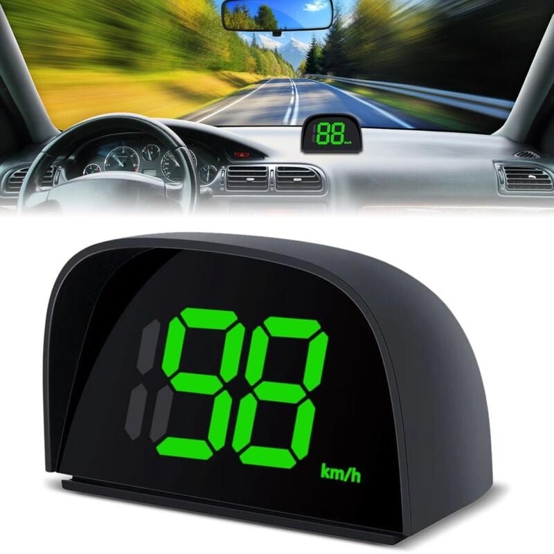 Digitaler Auto-Tachometer: Universelles HUD-Head-Up-Display für Auto, Tachometer, Tachometer, Motorrad für Fahrrad, Moto...