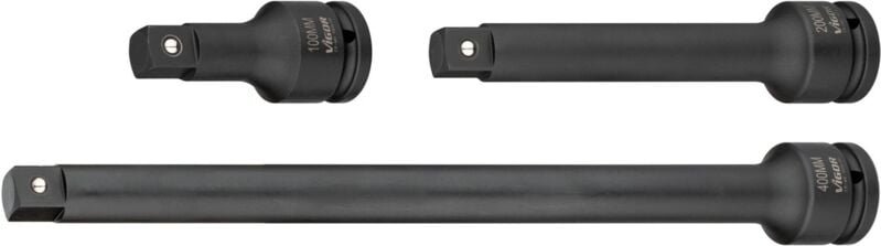 VIGOR Schlagschrauber Verlängerung Satz, 3/4 (20 mm) Vierkant hohl, 3/4 (20 mm) Vierkant massiv, 3-tlg., Anzahl Werkzeug...