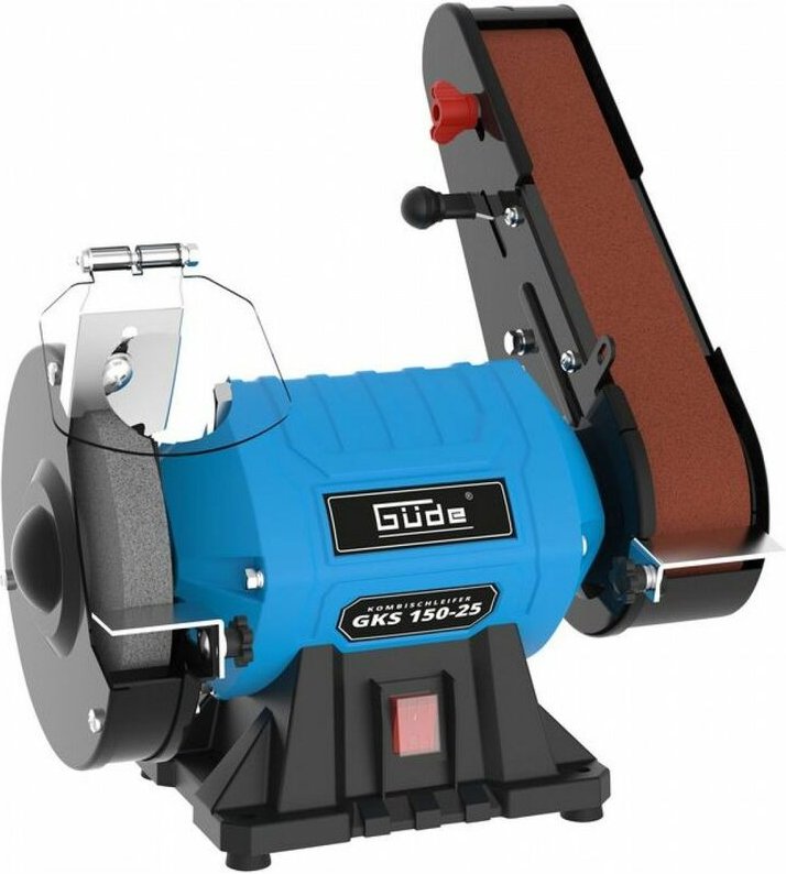 Güde - Kombischleifer gks 150-25 250W 150mm Scheibe 50mm Band 80K 36K
