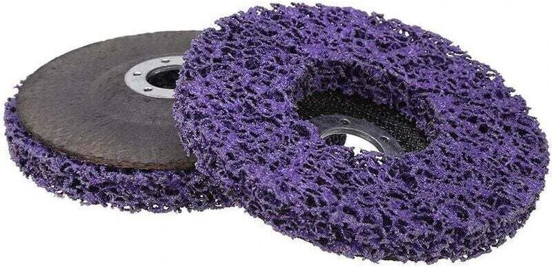 Reinigungsscheibe, 2 Stück, lila Nylon-Reinigungsscheiben für Winkelschleifer, Mauve, 12522 mm
