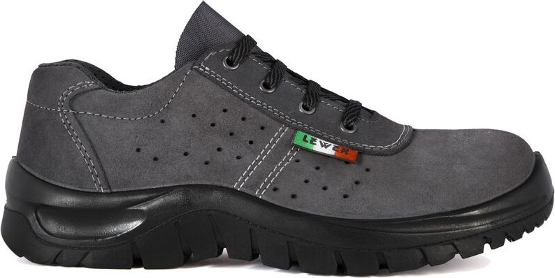 Lewer 3101 S1P SRC Sicherheitsschuhe - 44 EU - Dunkelgrau