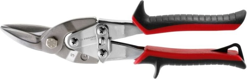 FACOM Blechschere Luftfahrt rot links