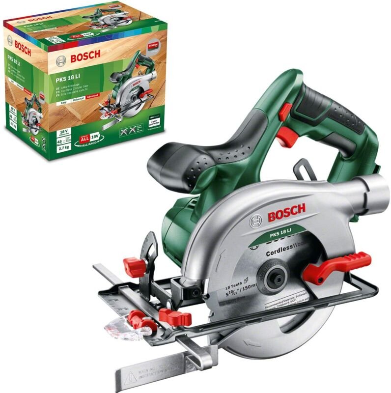 Bosch - Werkzeug - 18V Akku-Kreissäge 150 mm, ohne Akku und Ladegerät 06033B1300