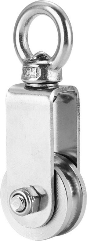 Seilrolle mit 1 Lager, 34 mm Edelstahlrolle 304