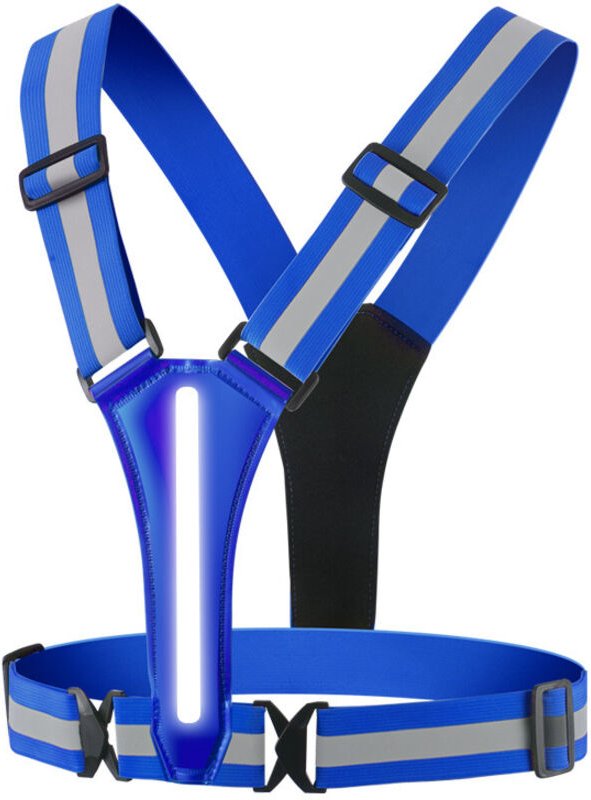 Reflektierende Laufweste – LED-reflektierende Fahrradweste, Lauflicht, fluoreszierende Sicherheitsweste, Hundespaziergan...