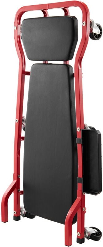 Mechanic Garage Creeper, 1118 mm, capacité de 136,1 kg, chariot roulant pour automobile avec 6 roulettes, appui-tête rég...